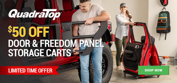 QuadraTop - $50 OFF Door & Freedom Panel Storage Cart