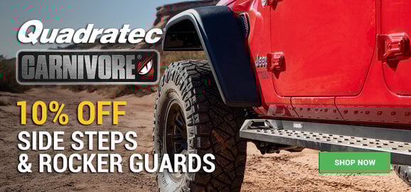 Quadratec Carnivore - 10% OFF Side Steps & Rocker Guards