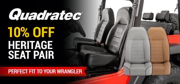 Quadratec - 10% OFF Heritage Seat Pair
