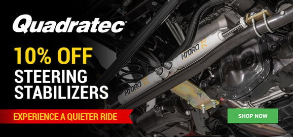Quadratec - 10% OFF Steering Stabilizers