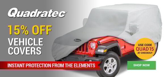 Quadratec - 15% OFF Vehicle Covers - Use Code QUAD15 at Checkout