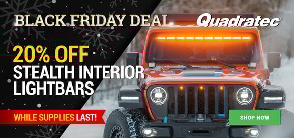 Quadratec - 20% OFF Stealth Interior Light Bars