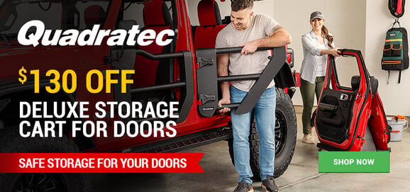 Quadratec - $130 OFF Deluxe Storage Cart