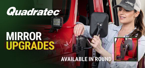 Quadratec replacement mirrors and mirror upgrades