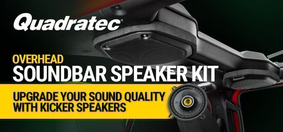 Quadratec Overhead Soundbar Speaker Upgrade Kit 