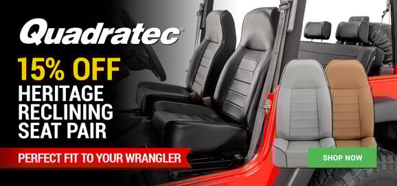 Quadratec - 15% OFF Heritage Reclining Seat Pairs