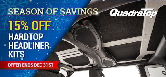 QuadraTop - 15% OFF Hardtop Headliner Kits