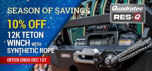 RES-Q - 10& OFF 12K Teton Winch with Synthetic Rope