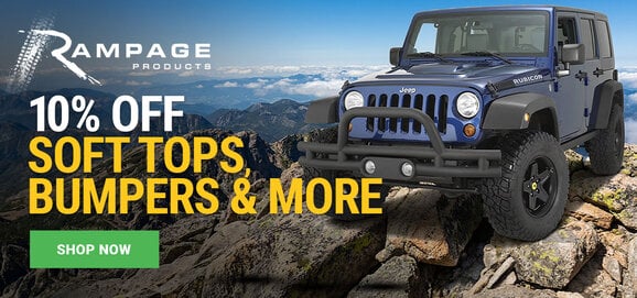 Rampage - 10% Off Soft Tops, Bumpers & More - ENDS SEP. 1st