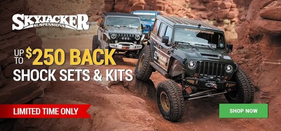 Skyjacker - Up to $250 Back on Shock Sets & Kits