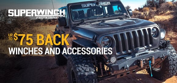 Superwinch - Get up to $75 Back on Winches & Accessories