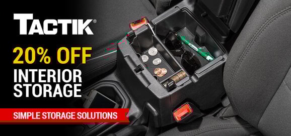 Tactik - 20% OFF Interior Storage