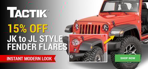 Tactik - 15% OFF JK to JL Fender Flares