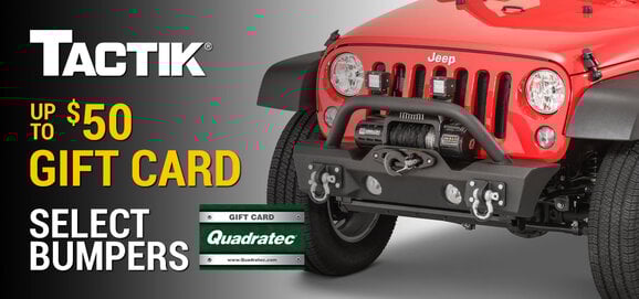 Tactik - Up to $50 Gift Card with Select Bumpers