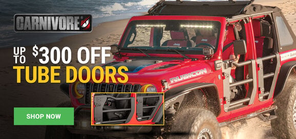 Carnivore - Up to $300 Off Tube Doors - ENDS AUG 15th