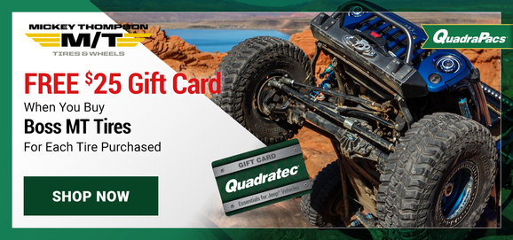 Mickey Thompson - $25 Gift Card With Each Boss MT Purchase