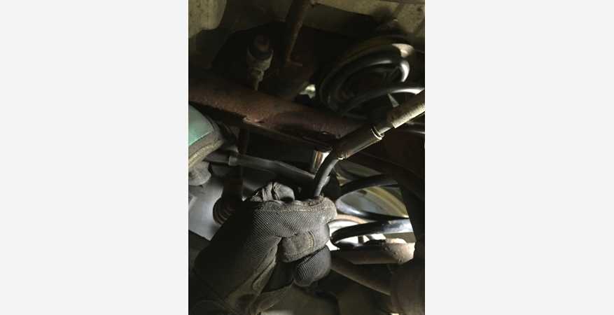 Removal of E-Brake Bracket