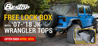 Bestop 5685268 All-New Trektop Twill Soft Top for 07-18 Jeep