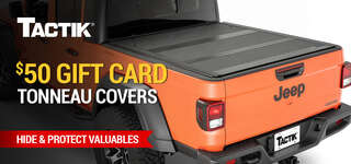 GLADIATOR II ブランケット TACTIK 3033109 Tri-Fold Soft Tonneau Cover for 20-25 Jeep