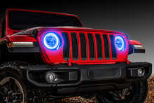 Aaiwa 7-Inch LED Headlight Mounting Bracket Ring Kit For Jeep Wrangler JL (2018-2020)