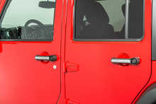 Rugged Ridge Elite Door Handle Inserts for 07-18 Jeep Wrangler JK 4