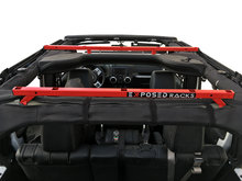 Exposed Racks Under Soft Top Roof Rack for 07-18 Jeep Wrangler Unlimited JK  4-Door | Quadratec