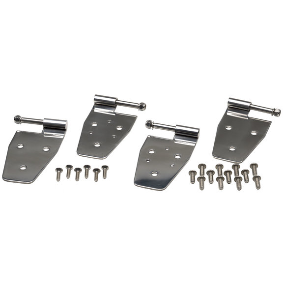Kentrol Stainless Steel Full & Half Door Hinges Kentrol Stainless Steel Full & Half Door Hinges for 97-02 Jeep Wrangler TJ & Unlimited