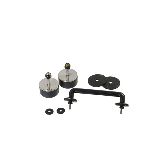 Kentrol Stainless Steel Windshield Tie Down Kit Kentrol Stainless Steel Windshield Tie Down Kit for 97-18 Jeep Wrangler TJ and JK