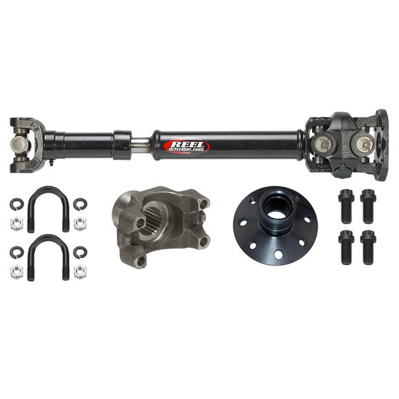 J.E. Reel Heavy Duty 1350 Rear Driveshaft J.E. Reel 35JK-4R-BFGD Heavy Duty 1350 Rear Driveshaft for 07-11 Jeep Wrangler Unlimited 4 Door JK with Automatic Transmission