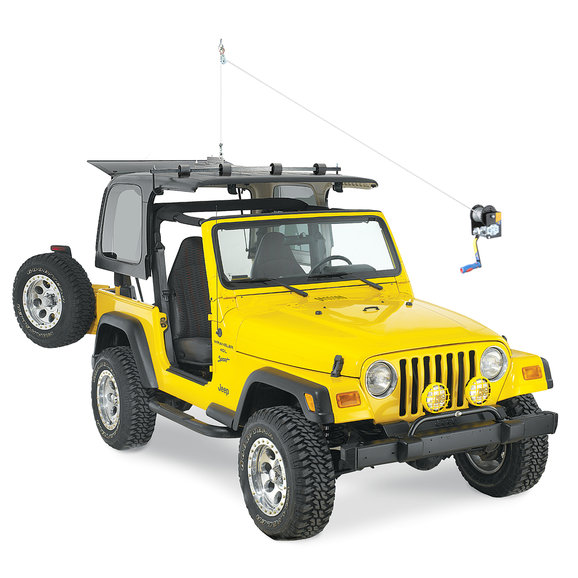 Lange Originals Crank Hoist-a-Top Lange Originals 014-320 Crank Hoist-a-Top for 76-06 Jeep CJ-7, Wrangler YJ, TJ