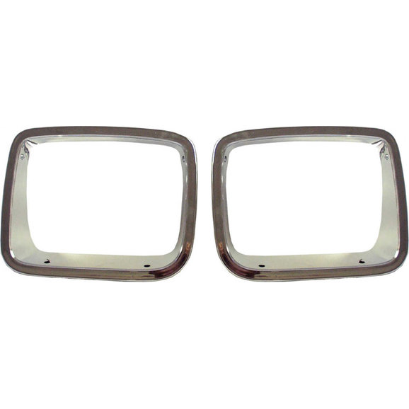 OMIX-ADA  Headlamp Bezels for 87-95 Jeep Wrangler YJ