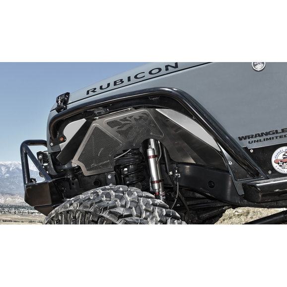 Poison Spyder Vented Inner Fender Kit For 07 18 Jeep