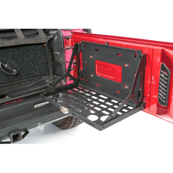 Smittybilt Tailgate Table Smittybilt 2793 Tailgate Table for 07-18 Jeep Wrangler JK