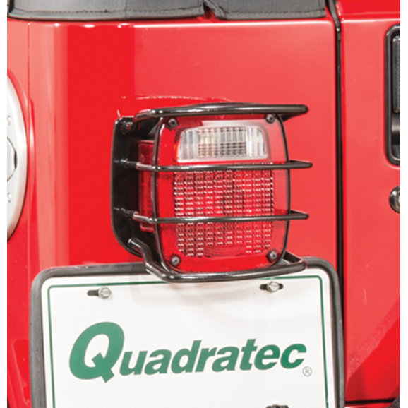 Smittybilt Rear Euro Tail Light Guards Smittybilt  Rear Euro Tail Light Guards for 76-06 Jeep CJ-5, CJ-7, CJ-8 Scrambler, Wrangler YJ, TJ & Unlimited