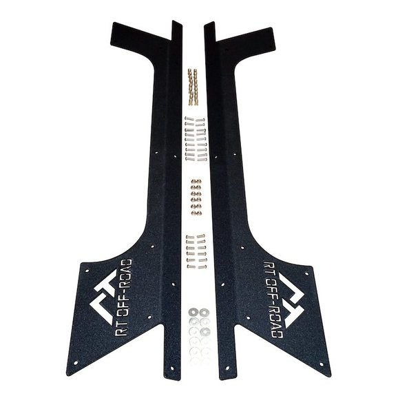 Crown Automotive Rough Trail Rocker Panel Guards Crown Automotive Rough Trail Rocker Panel Guards for 07-18 Jeep Wrangler JK