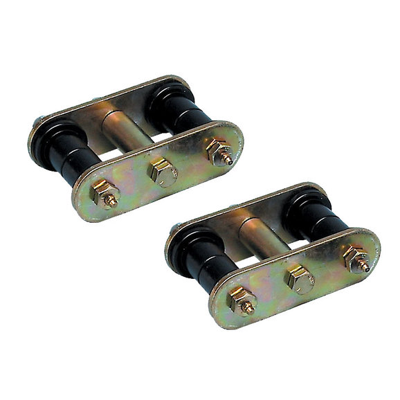 Currie Enterprises Front Greasable Shackle Pair Currie Enterprises CE-9035A Front Greasable Shackle Pair for 76-86 Jeep CJ