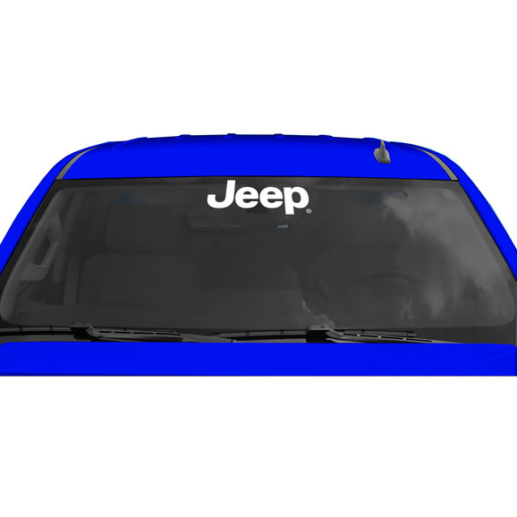 Chroma Graphics 3762 Xpression Jeep Logo Windshield Decal Quadratec