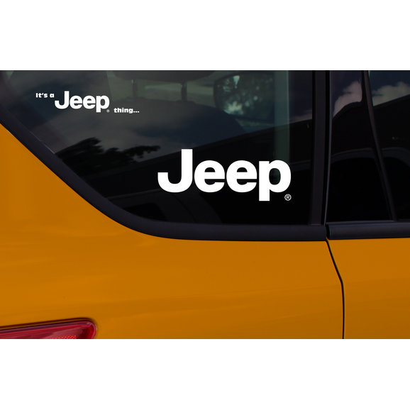 Chroma Graphics Its A Jeep Thing with Jeep Logo Decal Set Chroma Graphics 9991 Its A Jeep Thing with Jeep Logo Decal Set