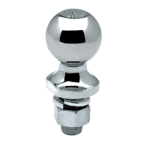 Hidden Hitch 17/8 inch Hitch Ball with 3/4" Shank: Hidden Hitch 63880 17/8 inch Hitch Ball with 3/4" Shank: for 3/8" to 5/8" Thick Drawbars