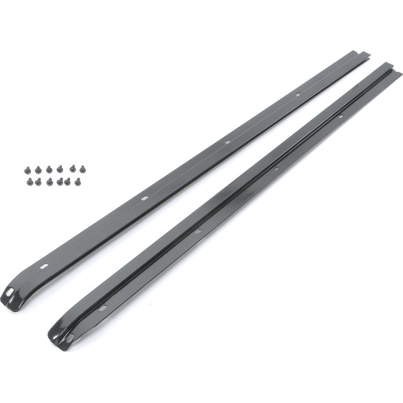 Rampage Products Windshield Retaining Channel Rampage Products 901001 Windshield Retaining Channel for 76-95 Jeep CJ-5, CJ-7, CJ-8 Scrambler & Wrangler YJ