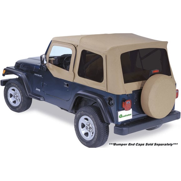 Crown Automotive Rear Bumper in Black Crown Automotive 5ED18T3X Rear Bumper in Black for 97-06 Jeep Wrangler TJ & Unlimited