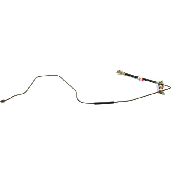 Crown Automotive Passenger Side Rear Brake Hose Crown Automotive 52128430AC Passenger Side Rear Brake Hose for 03-06 Jeep Wrangler TJ with Disc Brakes