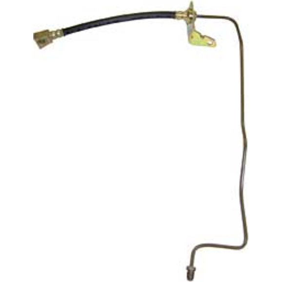 Crown Automotive Driver Side Rear Brake Hose Crown Automotive 52128431AC Driver Side Rear Brake Hose for 03-06 Jeep Wrangler TJ with 4 wheel disc brakes