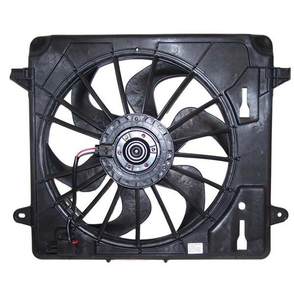 Crown Automotive Fan Module Assembly Crown Automotive 55056642AD Fan Module Assembly for 07-11 Jeep Wrangler JK with 3.8L Engine