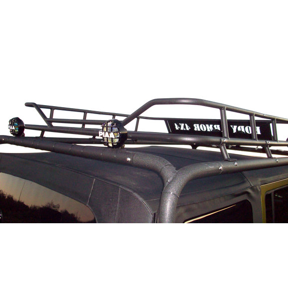 Body Armor 5124 Cargo Basket for Body Armor Roof Rack Bases Quadratec