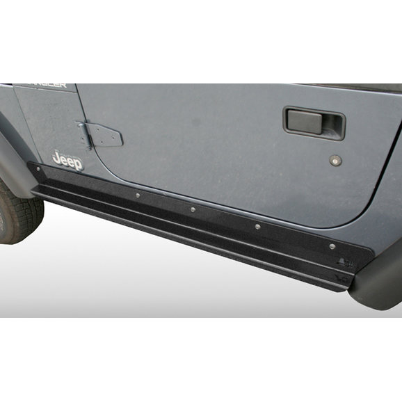 Rugged Ridge 11504.16 Black Textured Rocker Panel Guards for 0406 Jeep