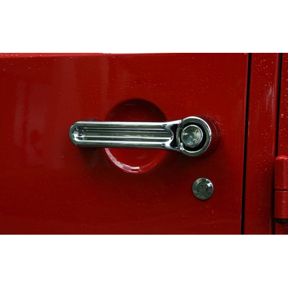 Genuine Jeep Accessories 1PUT0598 Chrome Door Handle Cover Kit Genuine Jeep Accessories 1PUT0598 Chrome Door Handle Cover Kit
