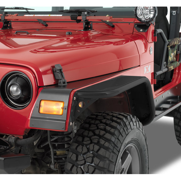 Warrior Products 4" Wide Front Tube Flares Warrior Products 4" Wide Front Tube Flares for 97-06 Jeep Wrangler TJ & Unlimited