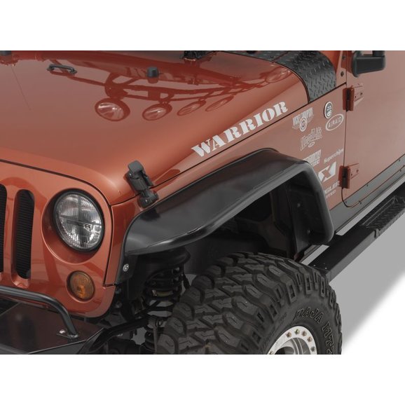 Warrior Products Front Tube Flares Warrior Products Front Tube Flares for 07-18 Jeep Wrangler JK
