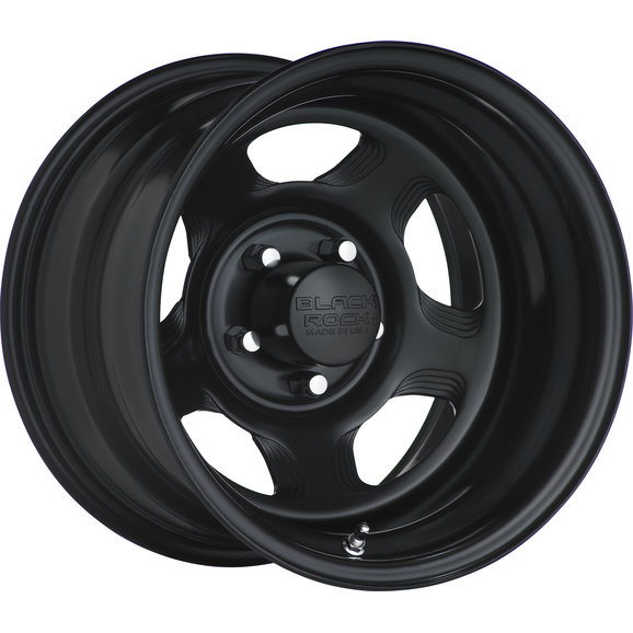 Black Rock Series 941 Dune Steel Wheel in Matte Black for Jeep Vehicles